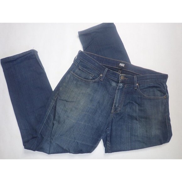 Paige Mens Federal Slim Straight Stretch Jeans 32 x 29 Fade Casual - Picture 6 of 7